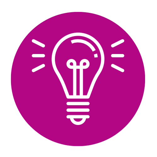 lightbulb research icon